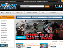 Tablet Screenshot of movieliquidator.com
